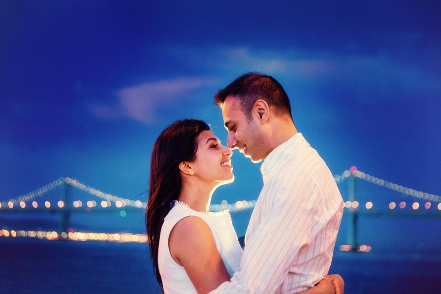 Sujata & Ani Engagement session in San Francisco - photo by Jasmine Wang