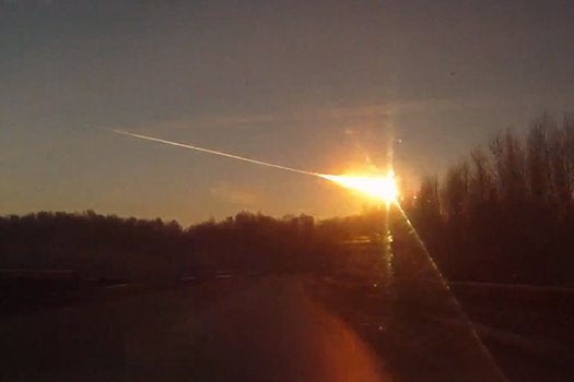 Russian Meteorite Video